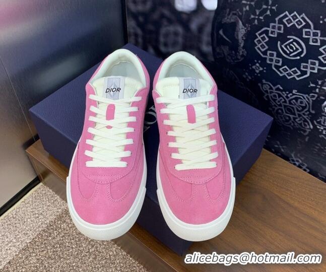 Best Grade Dior Men's B101 Sneakers in Suede Upper Pink 206014