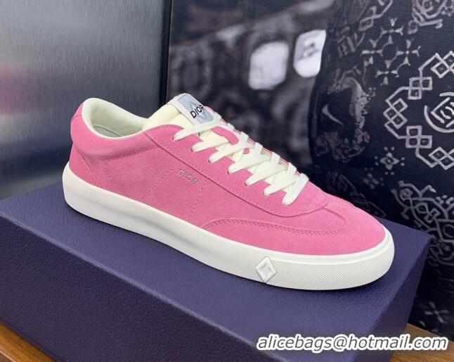 Best Grade Dior Men's B101 Sneakers in Suede Upper Pink 206014