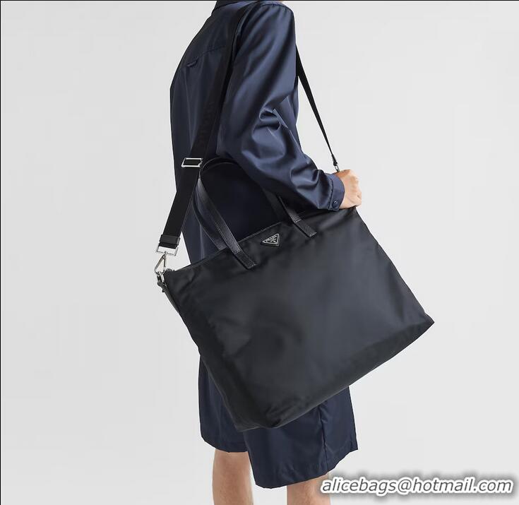 Best Price Discount Prada Re-Nylon Tote Bag 1BG052 Black