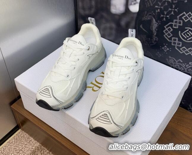 Pretty Style Dior Vibe Sneakers in White Technical Fabric, Mesh and Rubber 2106020