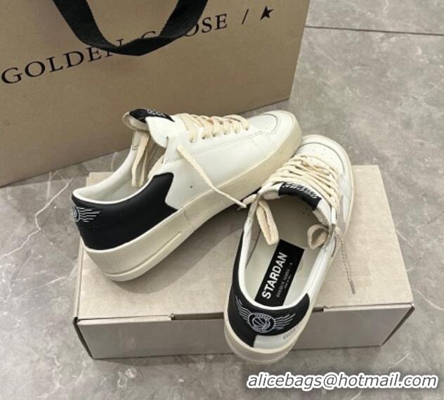 Fashion Luxury Golden Goose Women’s Stardan with ice-gray suede star and black heel tab 105021