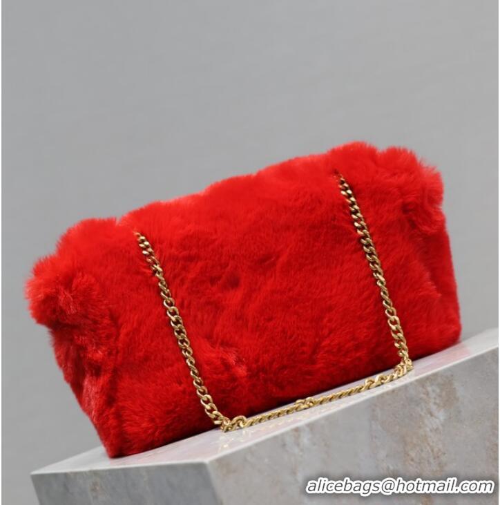 Fashion Discount SAINT LAURENT SMALL REVERSIBLE KATE W1000 Red