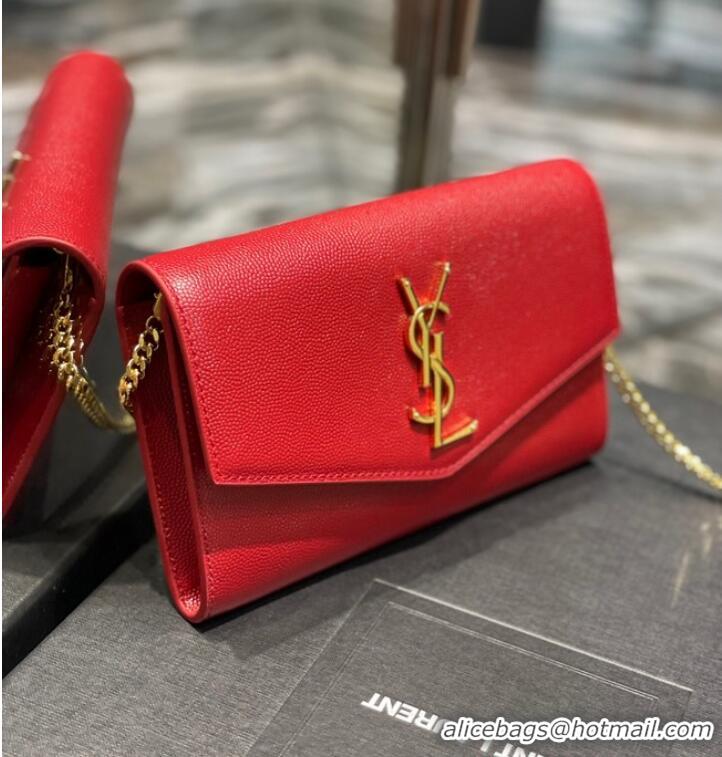 Buy Inexpensive Yves Saint Laurent Pochette Bag 607788 Red