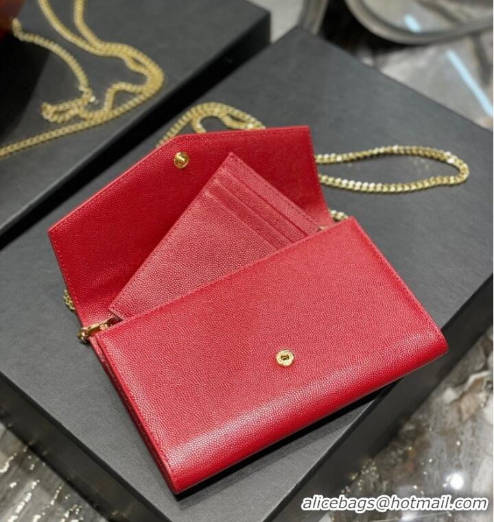 Buy Inexpensive Yves Saint Laurent Pochette Bag 607788 Red