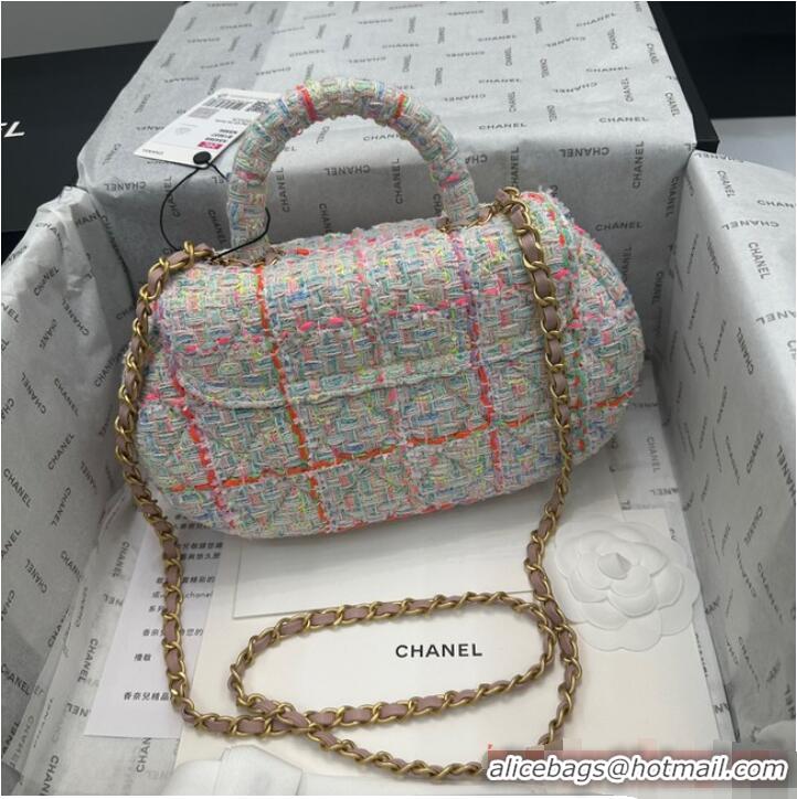 Top Quality Chanel SMALL BAG WITH TOP HANDLE AS4573 Beige