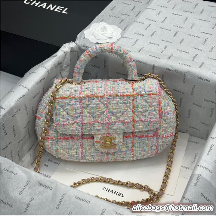 Top Quality Chanel SMALL BAG WITH TOP HANDLE AS4573 Beige