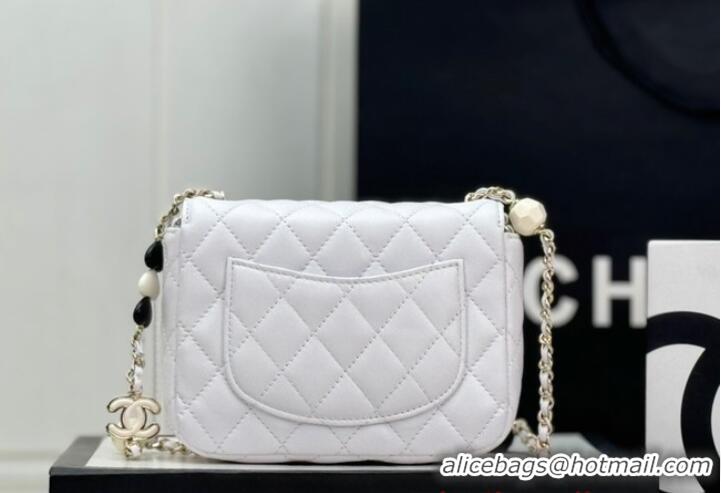 Reasonable Price Chanel CLUTCH WITH CHAIN AS3782 White