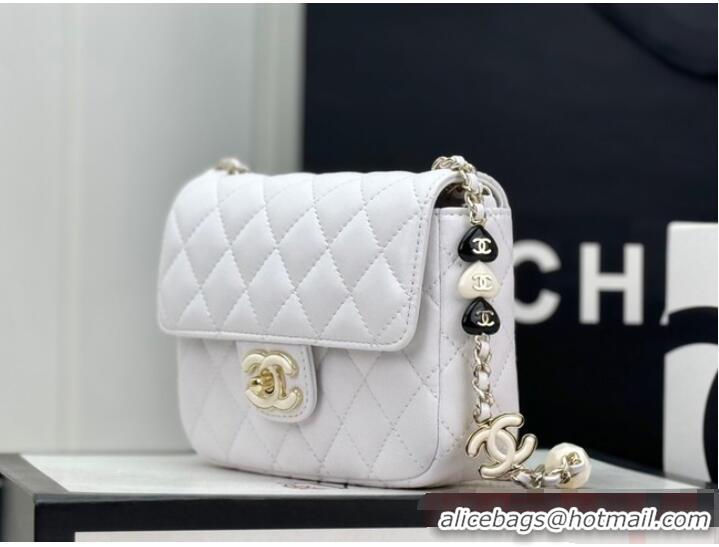 Reasonable Price Chanel CLUTCH WITH CHAIN AS3782 White