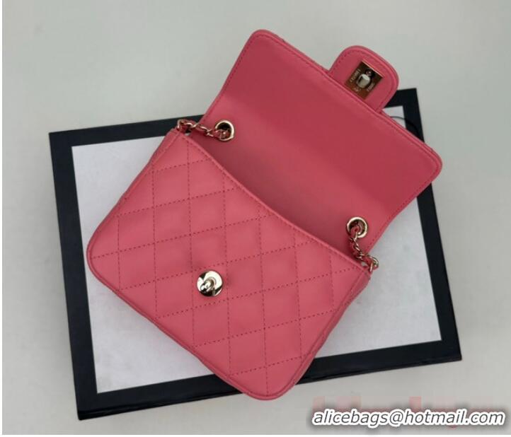 Reasonable Price Chanel CLUTCH WITH CHAIN AS3782 Pink