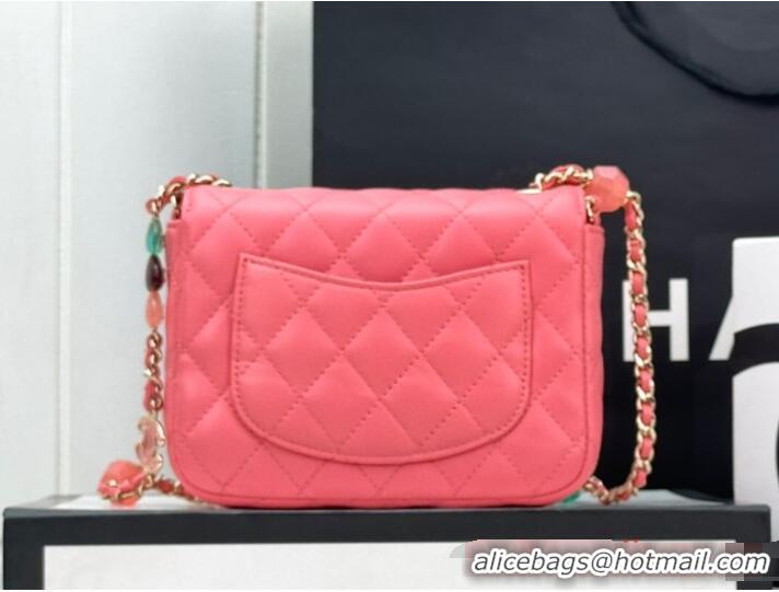 Reasonable Price Chanel CLUTCH WITH CHAIN AS3782 Pink