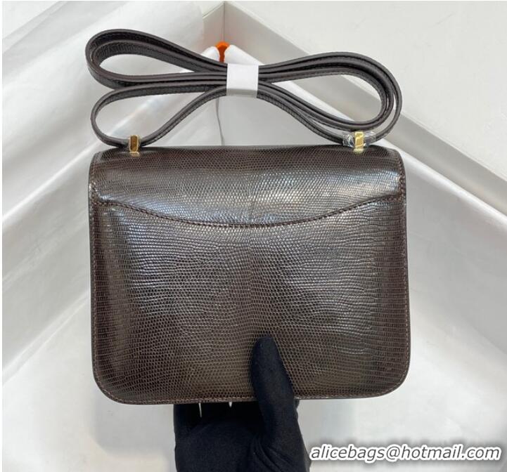 Unique Grade Hermes Original Lizard skin Constance Bag BK7828-3