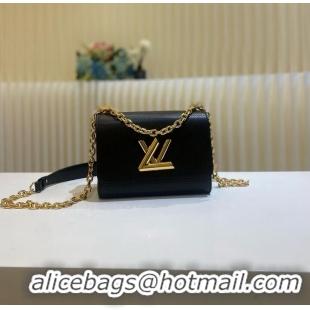 Best Price Louis Vuitton Epi Leather Twist PM M21119 Black Gold-Tone