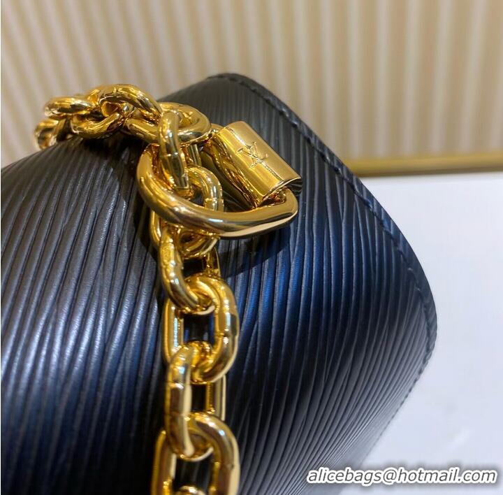 Best Price Louis Vuitton Epi Leather Twist PM M21119 Black Gold-Tone