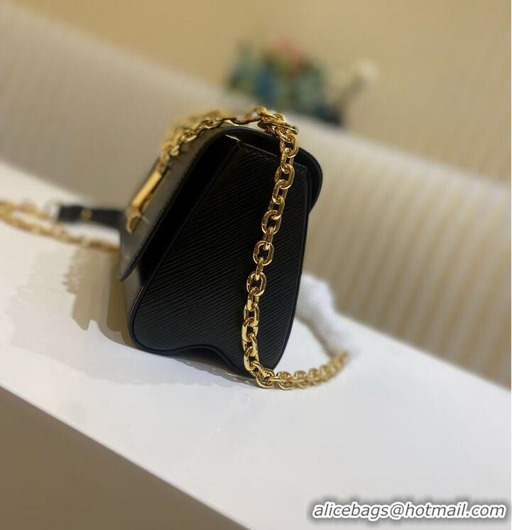 Best Price Louis Vuitton Epi Leather Twist PM M21119 Black Gold-Tone