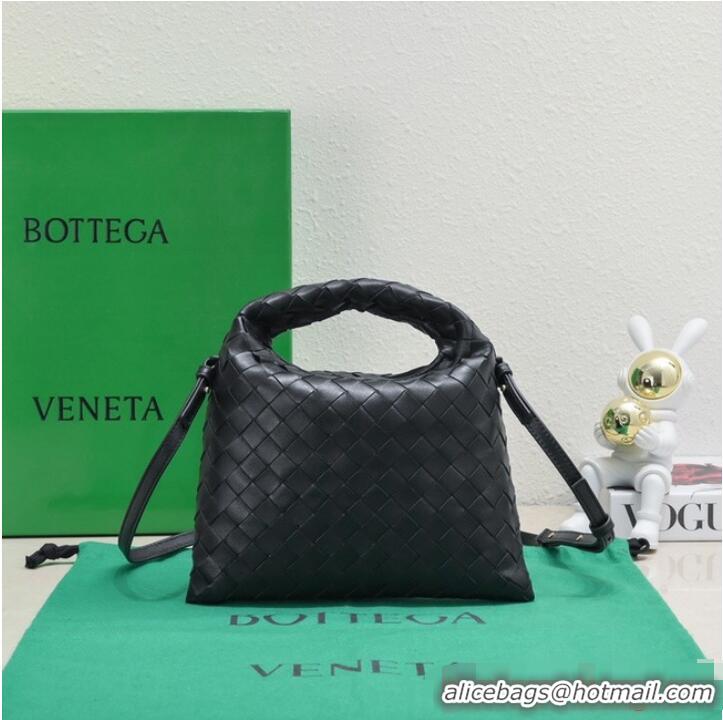 Top Design Bottega Veneta Mini Hop 777586 Black