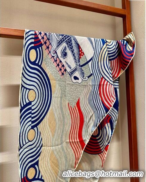 Famous Brand Hermes Cashmere & Silk Triangle Scarf H1207 2024