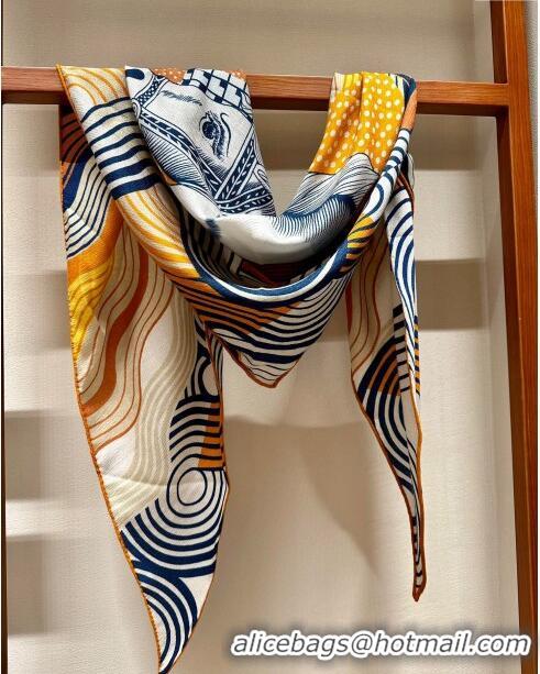 Low Price Hermes Cashmere & Silk Triangle Scarf H1206 2024