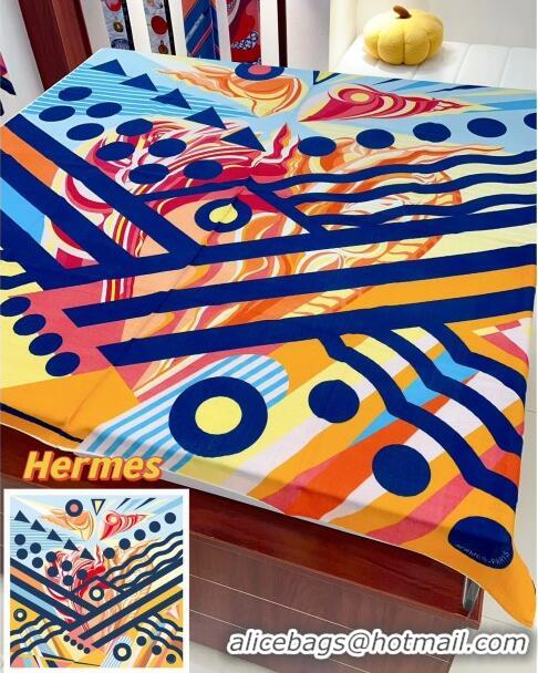 Top Grade Hermes Cashmere & Silk Sqaure Shawl Scarf 140cm H1221 2024