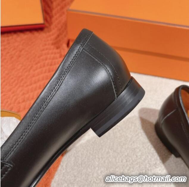 Good Quality Hermes Royal Loafers in Calfskin Black/Tan 0104059