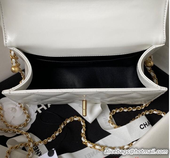 Best Price Chanel SMALL FLAP BAG AS2289 White