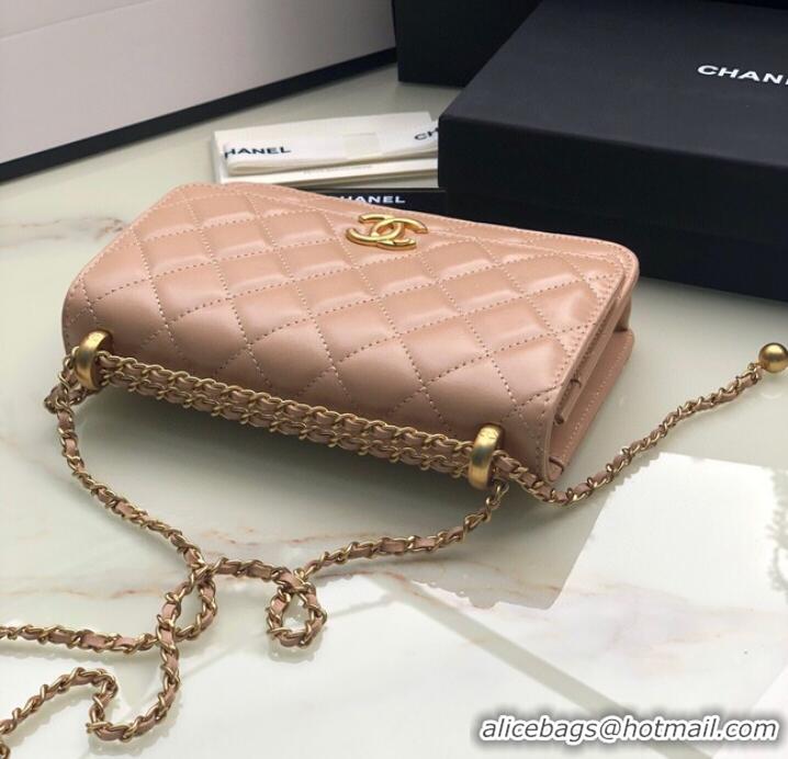 Top Grade Chanel SMALL FLAP BAG AS2289 light pink