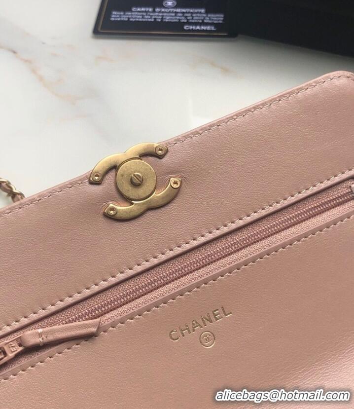 Top Grade Chanel SMALL FLAP BAG AS2289 light pink