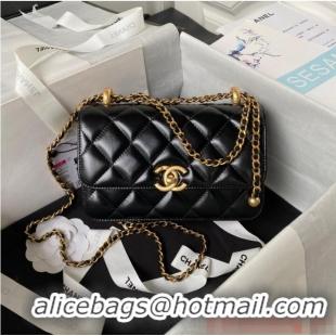 Luxurious Discount Chanel SMALL FLAP BAG AB2289 Black