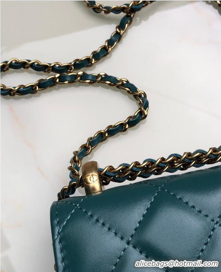 Top Design Chanel SMALL FLAP BAG AS2289 Blue