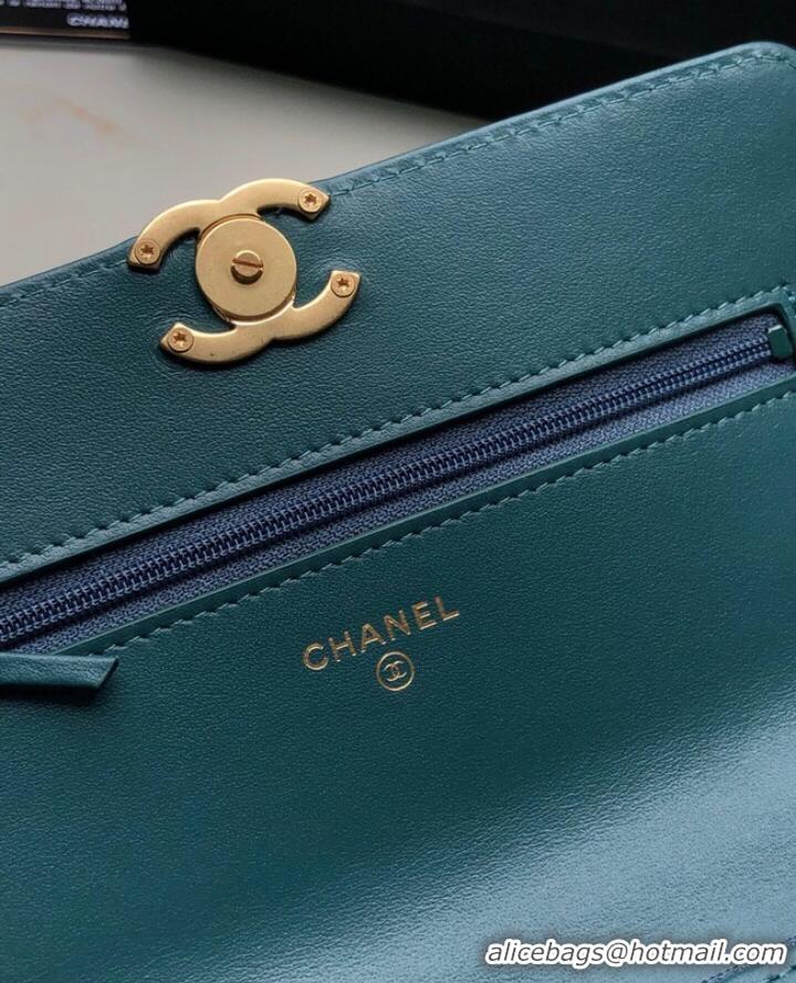 Top Design Chanel SMALL FLAP BAG AS2289 Blue