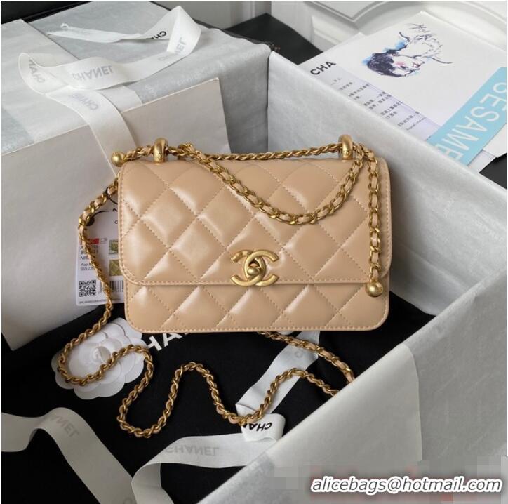 Top Quality Chanel SMALL FLAP BAG AS2289 Apricot