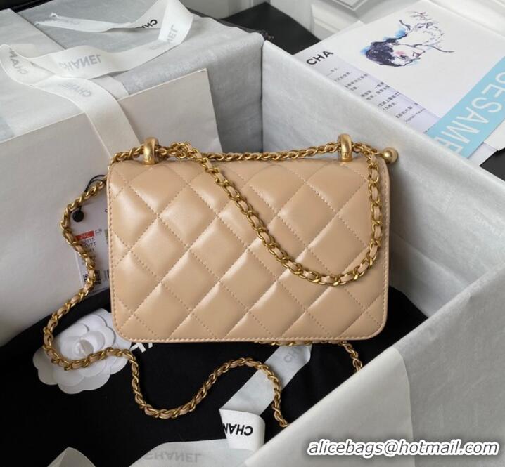 Top Quality Chanel SMALL FLAP BAG AS2289 Apricot