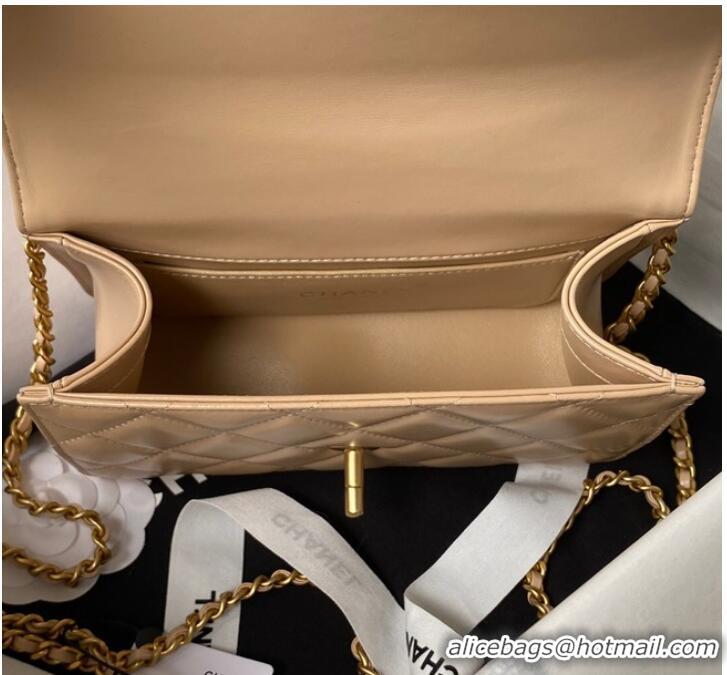 Top Quality Chanel SMALL FLAP BAG AS2289 Apricot