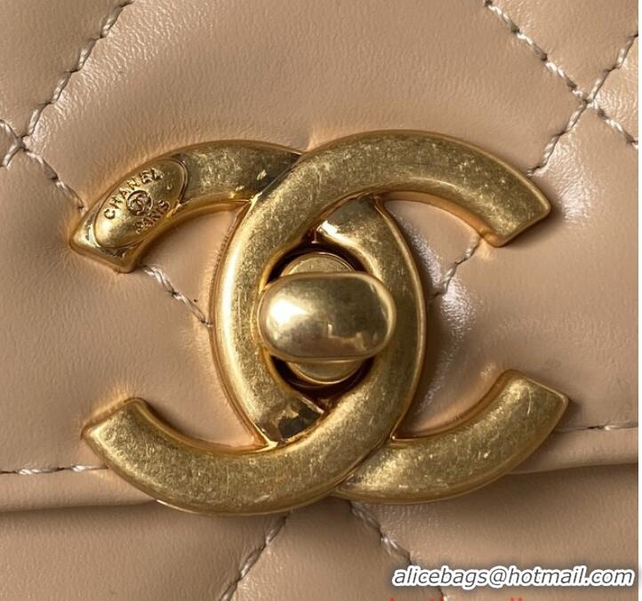 Top Quality Chanel SMALL FLAP BAG AS2289 Apricot