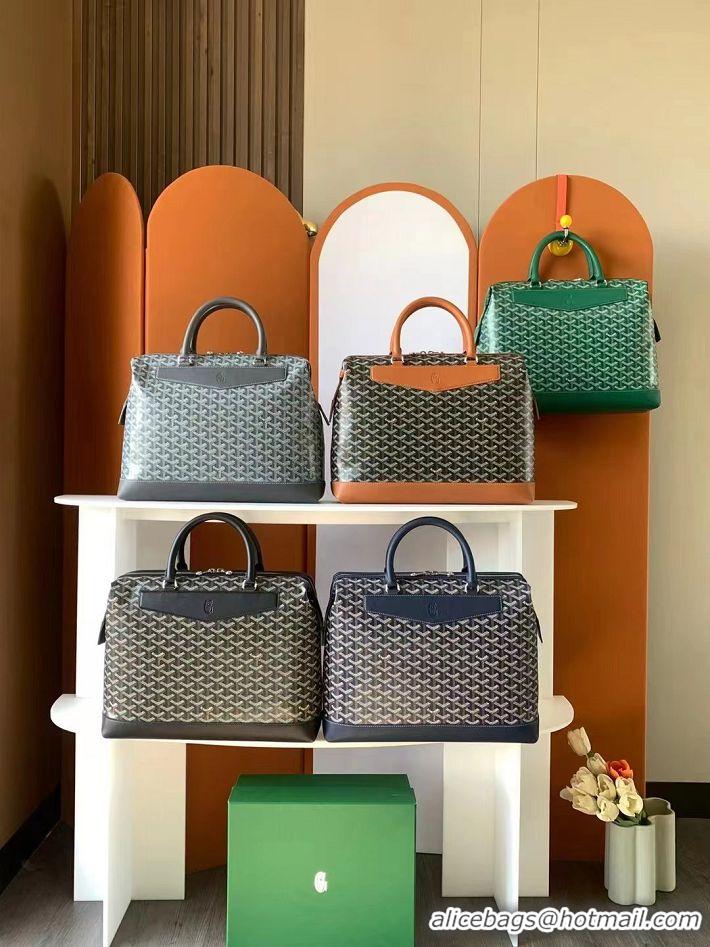 New Design Goyard Cisalpin Briefcase Document Case Top Handle Bag G8129 Green