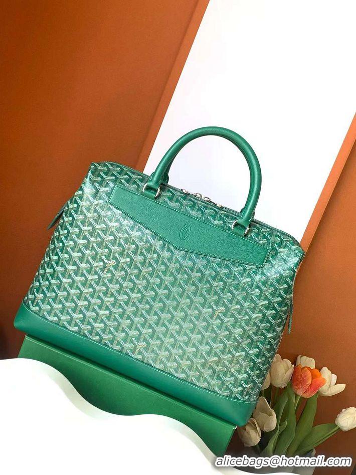 New Design Goyard Cisalpin Briefcase Document Case Top Handle Bag G8129 Green