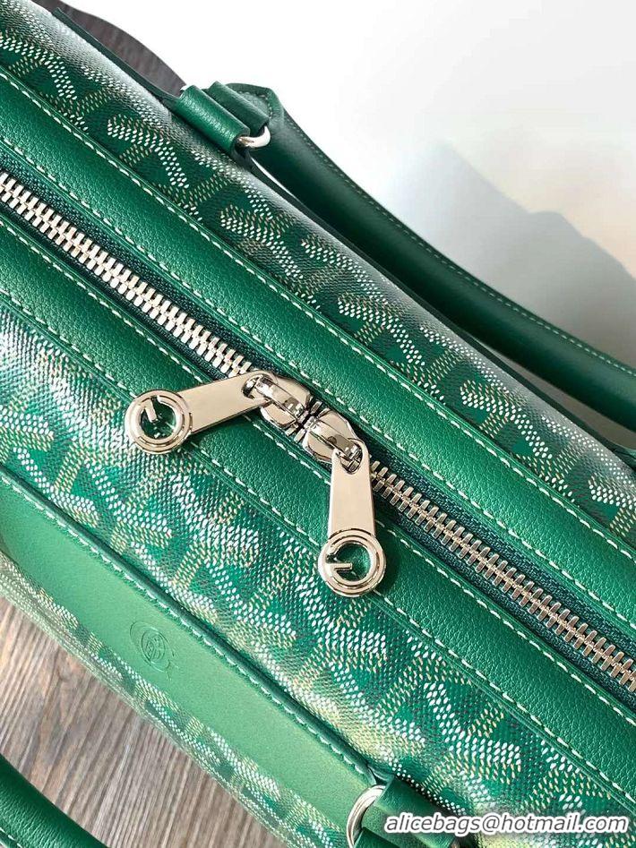 New Design Goyard Cisalpin Briefcase Document Case Top Handle Bag G8129 Green