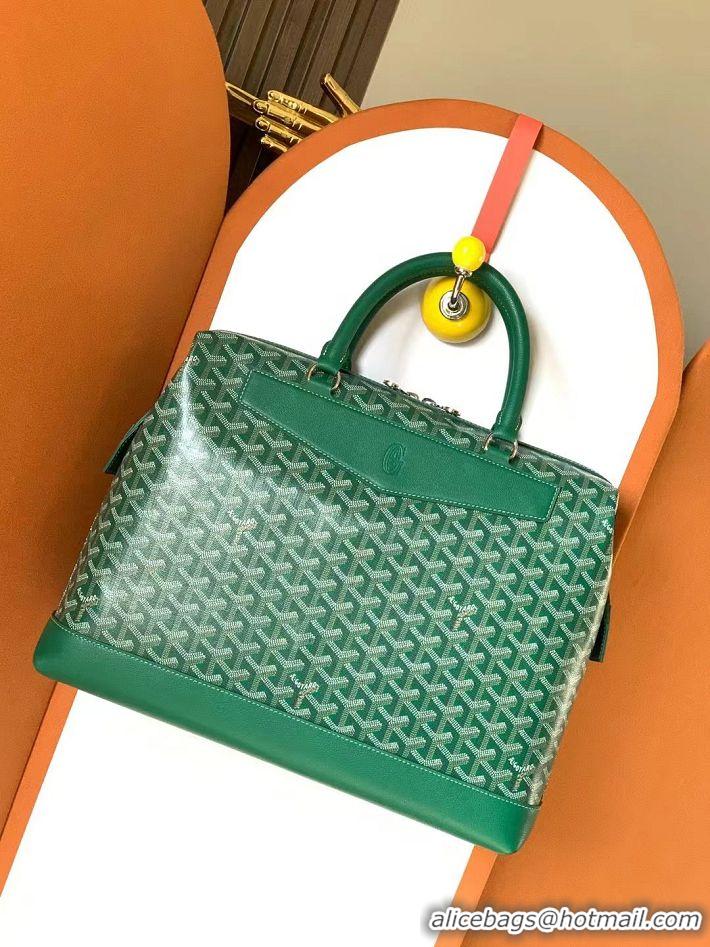 New Design Goyard Cisalpin Briefcase Document Case Top Handle Bag G8129 Green