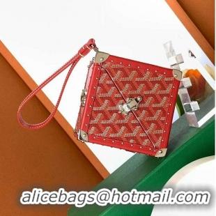 New Style Goyard Dé Trunk Clutch Bag 8215 Red