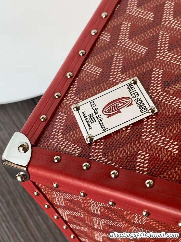 New Style Goyard Dé Trunk Clutch Bag 8215 Red