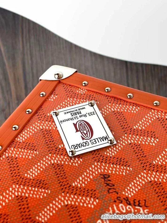 Top Design Goyard Dé Trunk Clutch Bag 8215 Orange