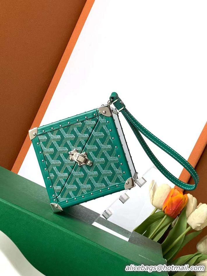 Luxurious Grade Goyard Dé Trunk Clutch Bag 8215 Green