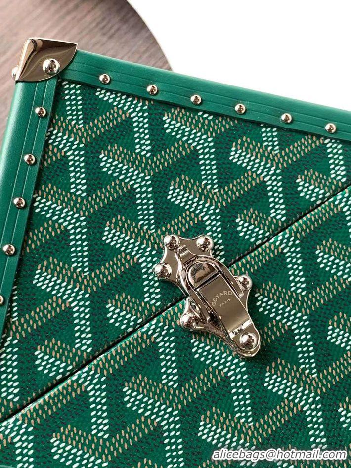 Luxurious Grade Goyard Dé Trunk Clutch Bag 8215 Green