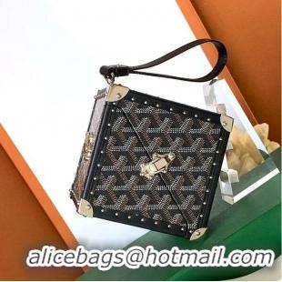 Super Quality Goyard Dé Trunk Clutch Bag 8215 Black