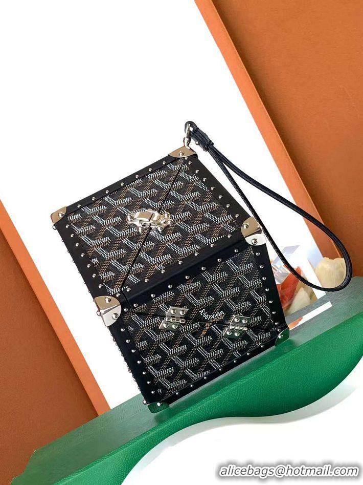 Super Quality Goyard Dé Trunk Clutch Bag 8215 Black