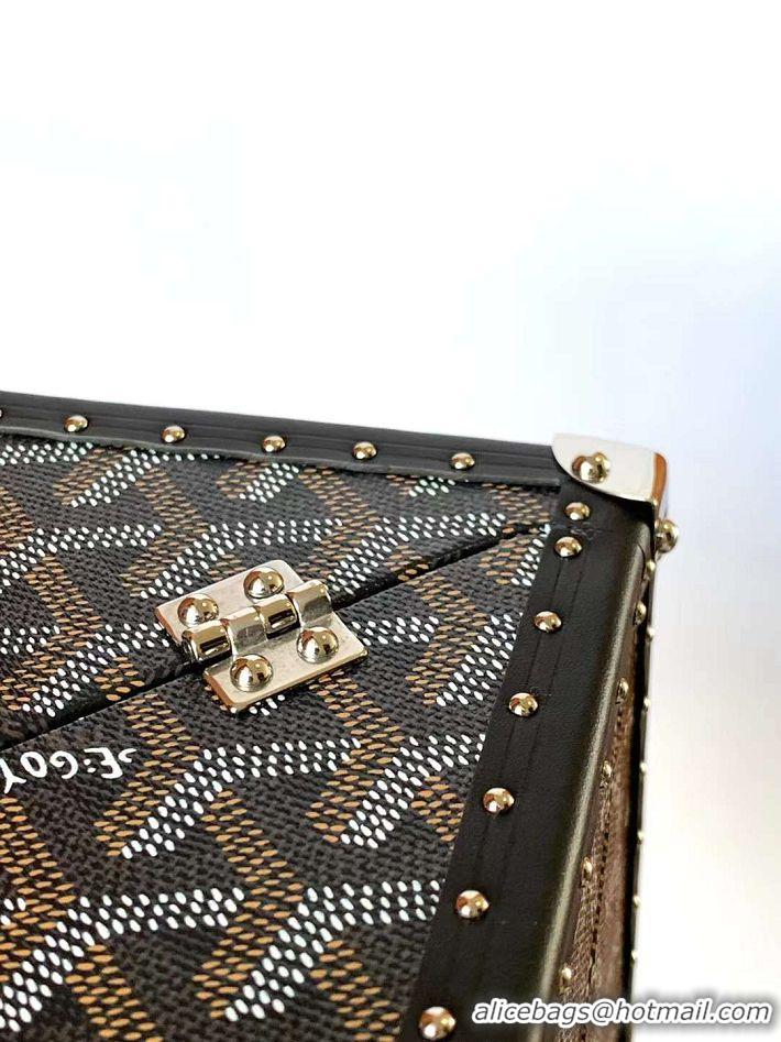 Super Quality Goyard Dé Trunk Clutch Bag 8215 Black