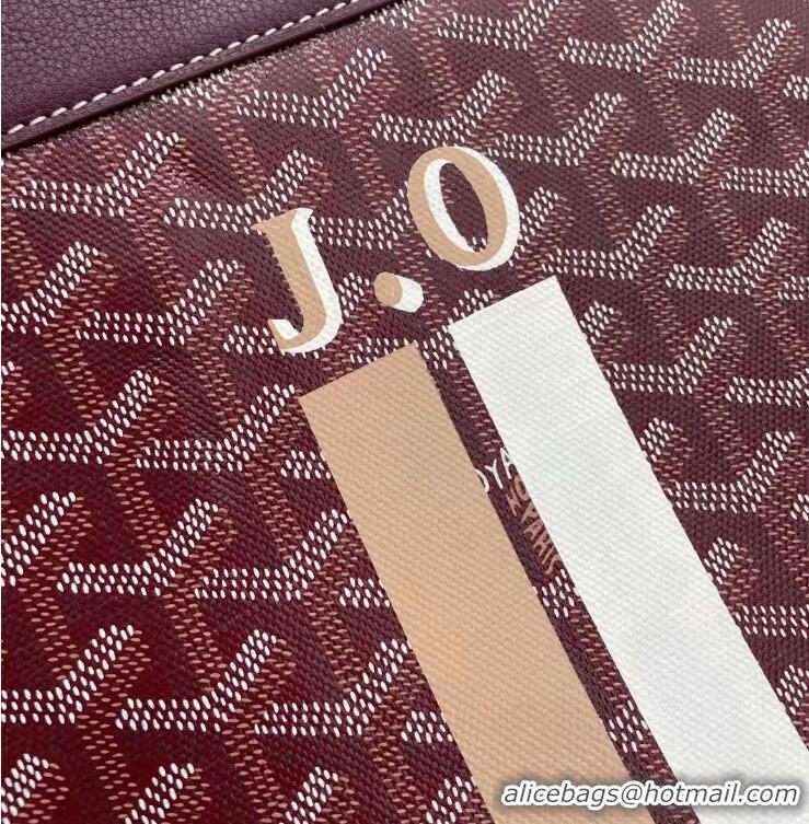 Price For Goyard Personnalization/Custom/Hand Painted J.O With Stripes