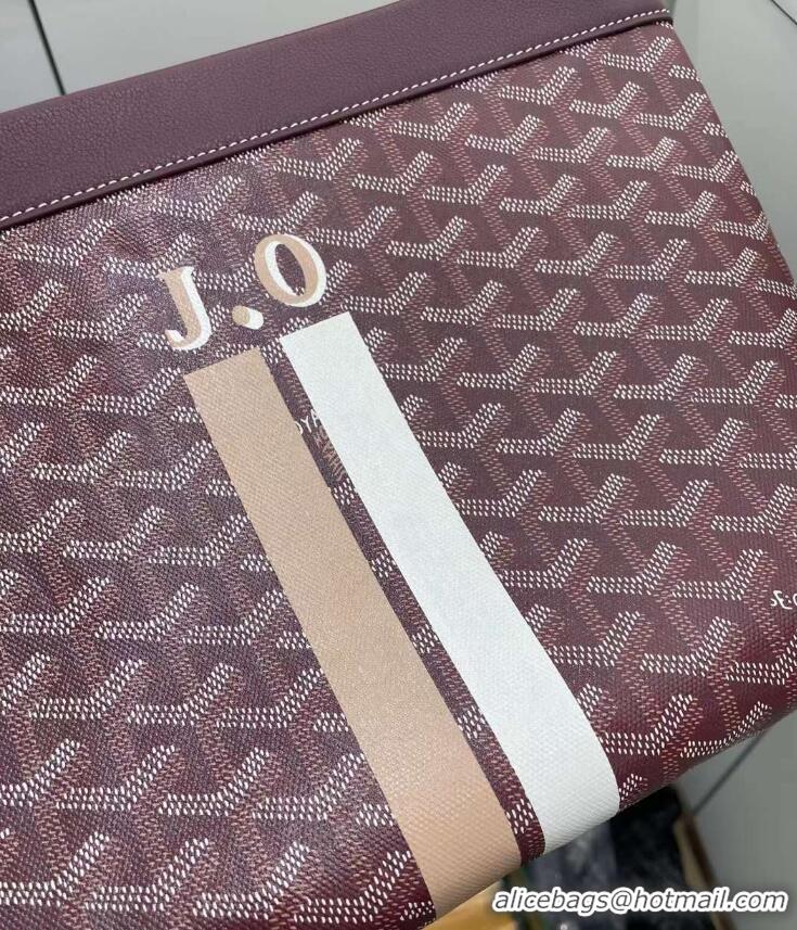 Price For Goyard Personnalization/Custom/Hand Painted J.O With Stripes