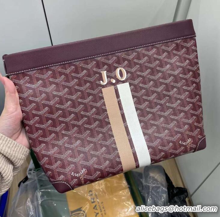 Price For Goyard Personnalization/Custom/Hand Painted J.O With Stripes