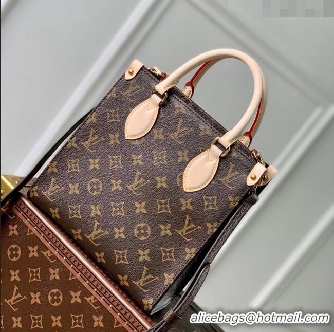 Top Quality Louis Vuitton Monogram Canvas Sac Plat BB Tote bag M46265 Nude 2023