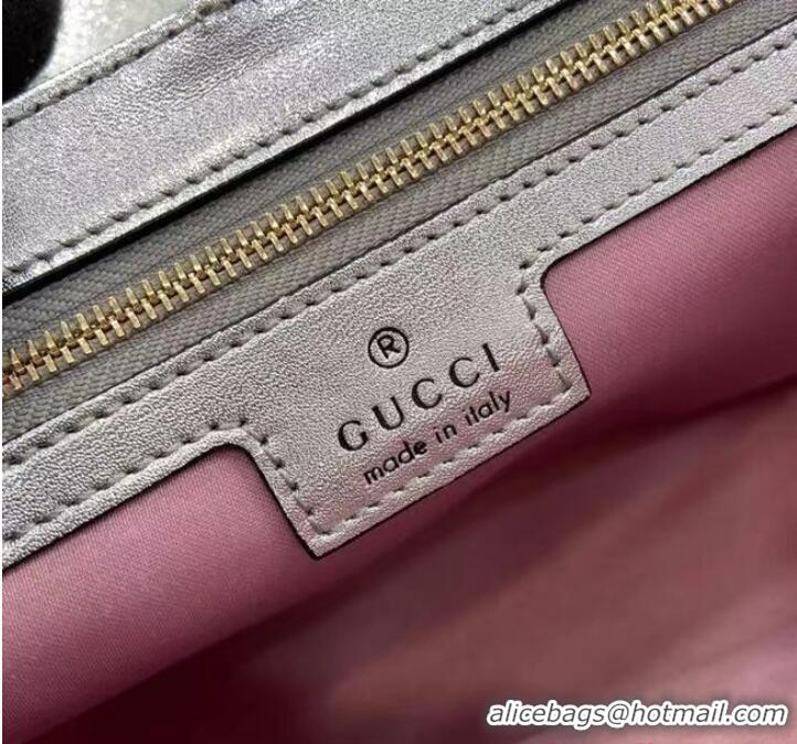 Promotional Gucci GG MARMONT SMALL SHOULDER BAG 443497 Pink iridescent